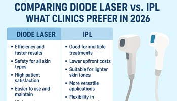 Comparing Diode Laser Vs. IPL: What Clinics Prefer in 2026