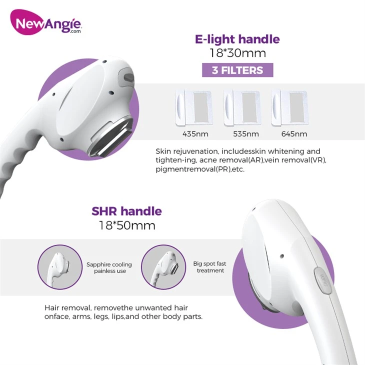 Professional E-light IPL Hair Removal Radio Frequency Machine