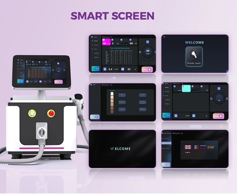 Portable 808nm Diode Laser Hair Removal