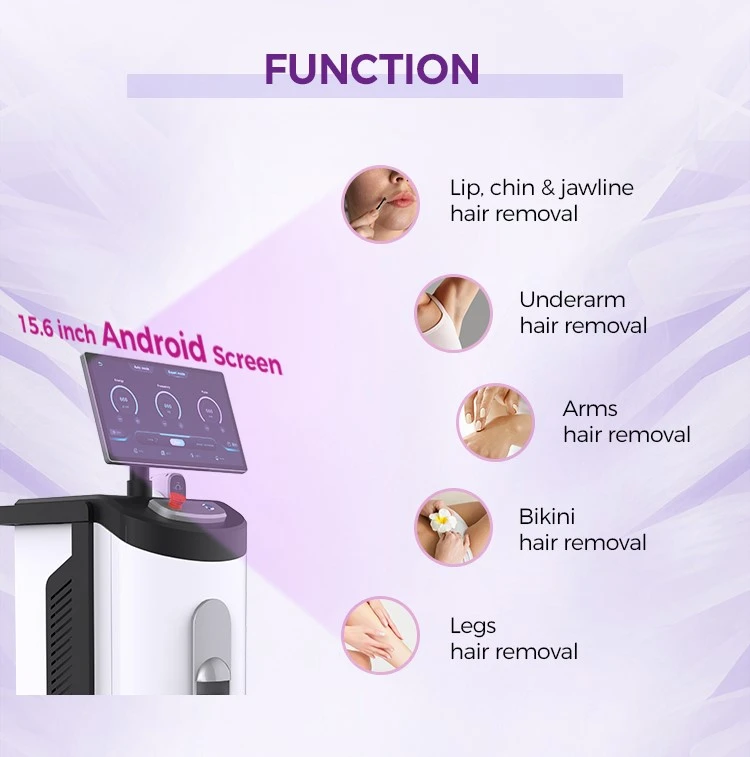 New genaration ice diode laser hair removal machine 1200W