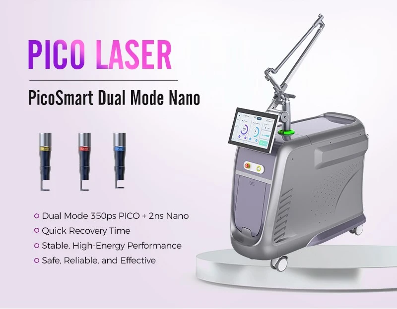 Dual mode pico laser machine